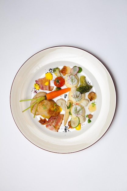 Gotowe danie na talerzu